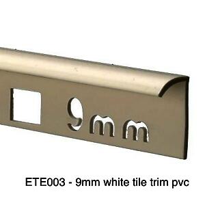 Econ 9Mm Tile Trim White Ete003