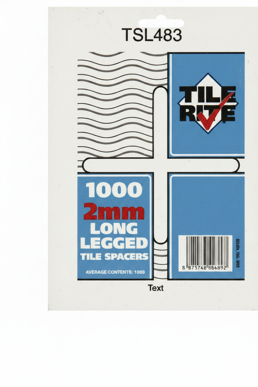 Tilerite Tile Spacers 2mm x 250 Pack