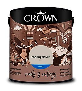 Crown Paints Matt Soaring Dove 2.5L