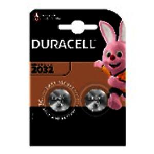 Duracell Cr2032 Lithium Coin Batteries 3V (2 Pack)