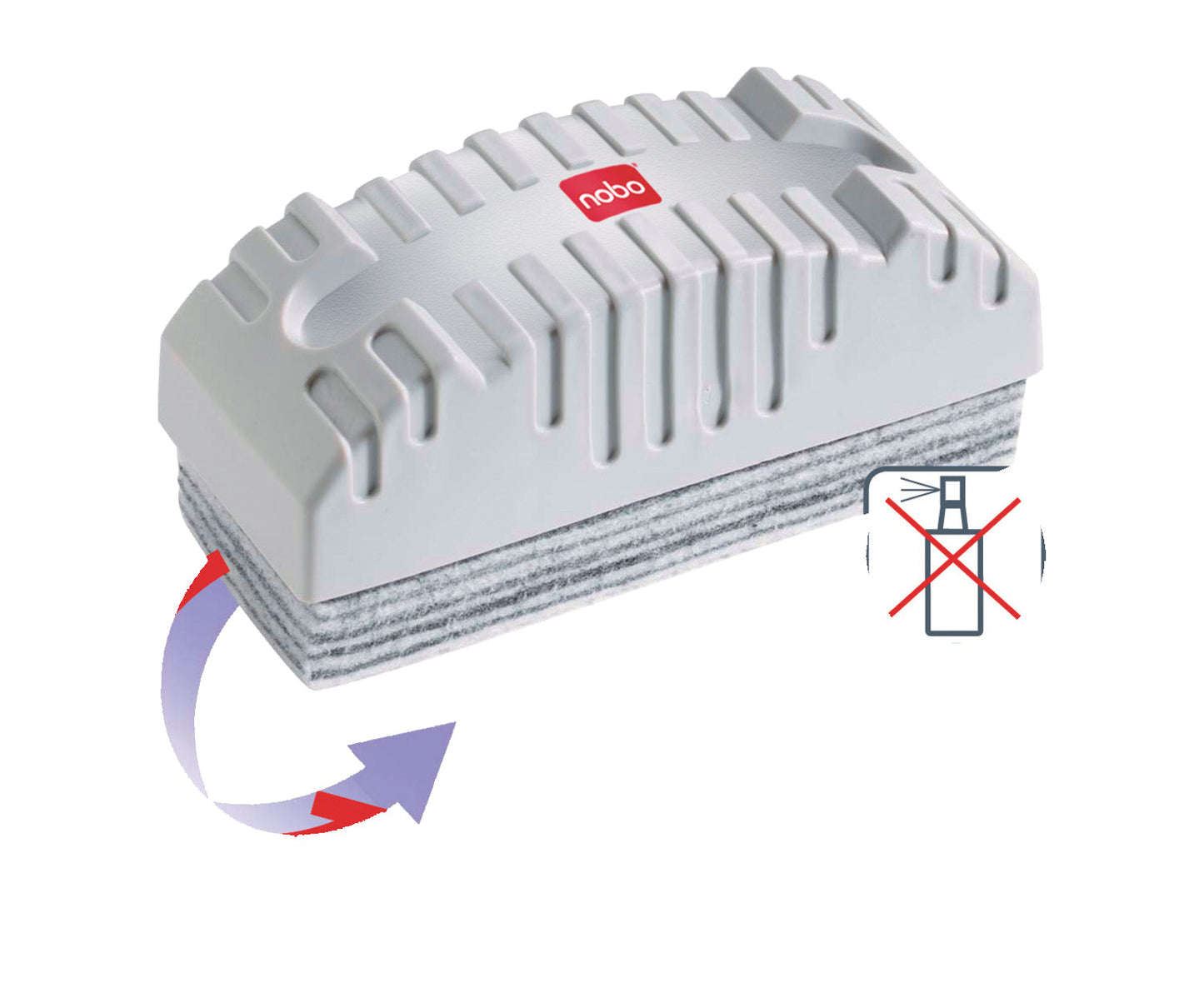 Nobo Easy Peel Whiteboard Eraser White 34533944