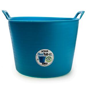 100% Recyc Flexi-Tub 42L Blue