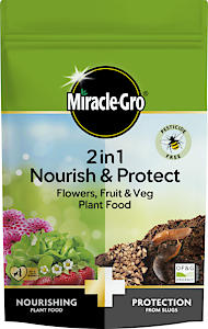 Miracle-Gro Nourish And Protect Flowers, Fruit And Veg Plant Food, 2Kg