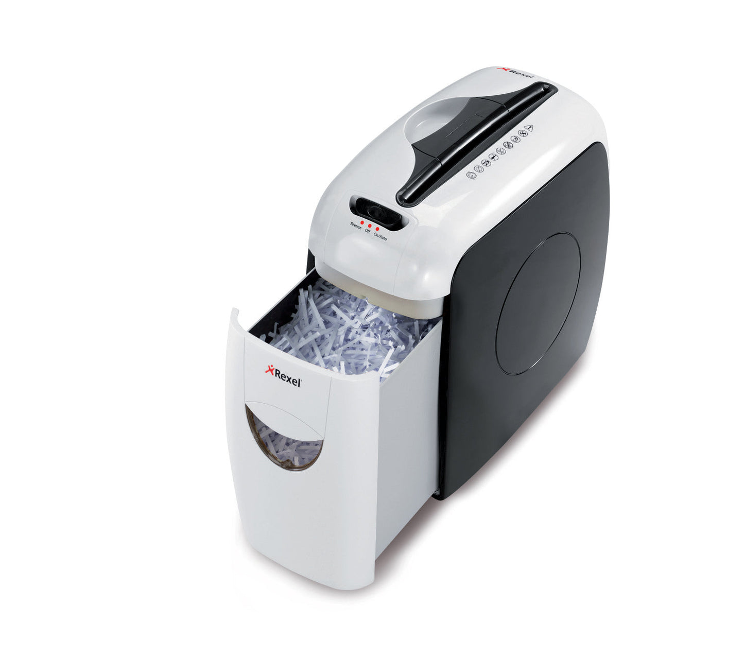 Rexel Style Cross Cut Shredder 7.5 Litre 5 Sheet Black/White 2101942UK