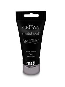 Crown Paints Matt Soft Blossom 40Ml