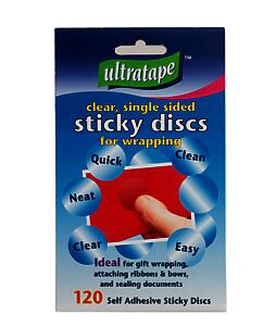 Utape 120 Clear Sticky Discs 25Mm