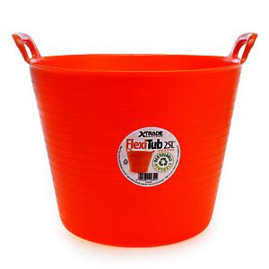 100% Recyc Flexi-Tub 25L Orange