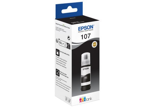 Epson 107 EcoTank Ink Bottle Black C13T09B140