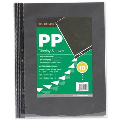 Goldline Polypropylene Display Sleeve A1 (Pack of 10) PDSA1Z