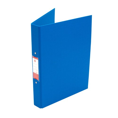 5 Star 2O-Ring Binder A4 Polypropylene Blue (Pack of 10) 340298