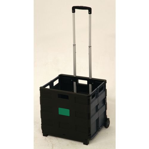 Folding Shopping Cart Black/Grey 356686