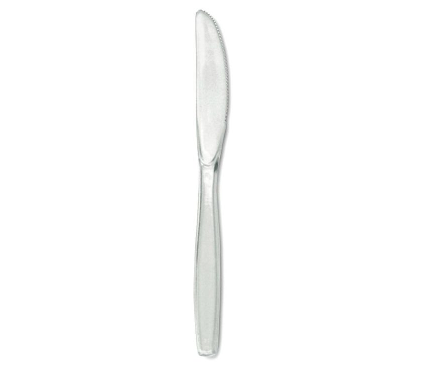 Plastic Premium Clear Knives 100's - UK BUSINESS SUPPLIES