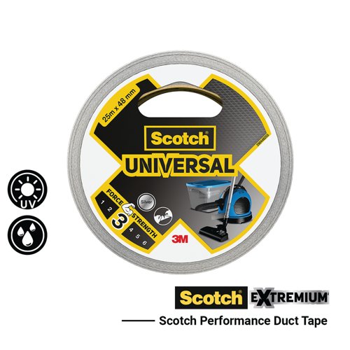 Scotch Universal Duct Tape Black 48mm x 50m 7100205298