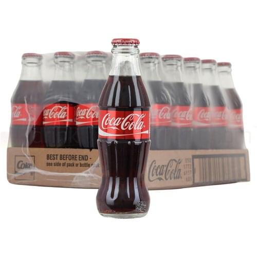 Coca Cola Iconic GLASS Bottles 24 x 330ml