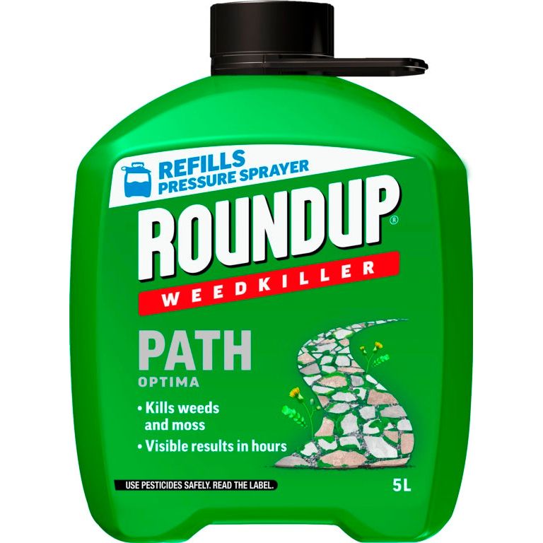 Roundup Optima Total Weedkiller | Paths & Hard Surfaces | Refill 5L