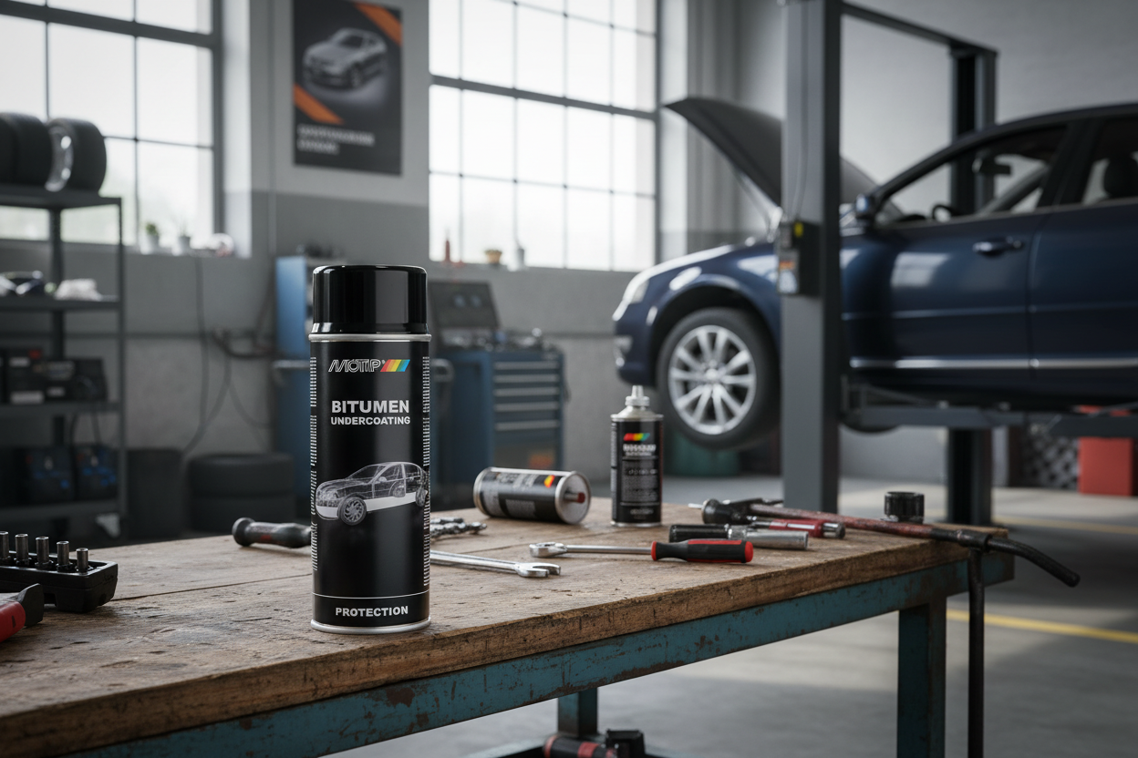 Motip Bitumen Spray | Underbody Protection | 500ml Aerosol Spray