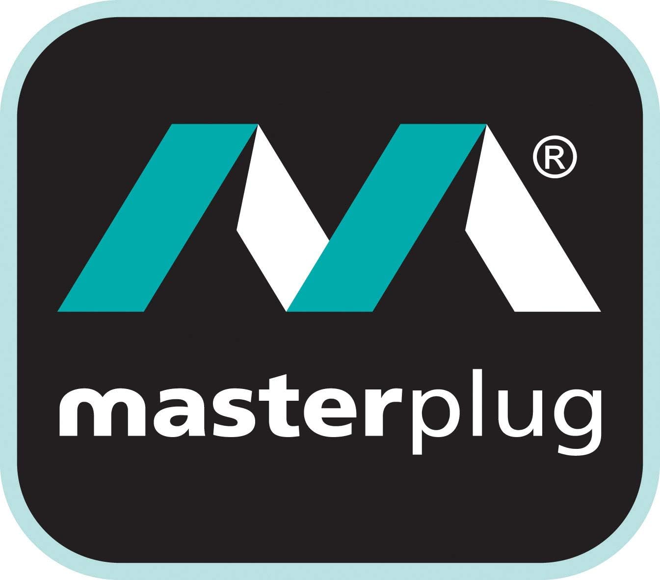 Masterplug Single Socket Long Extension Lead, 5 Metres, White