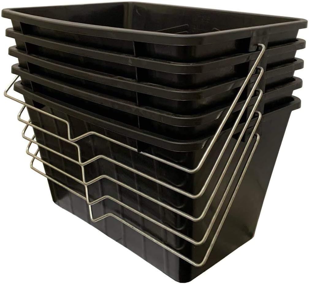 LG Harris 15 Litre (3 gallon) Large Plastic Paint Scuttle Bucket With Metal Carry Handle
