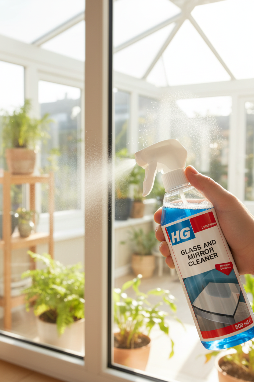 HG Glass and Mirror Cleaner, Streak-Free Glass Cleaner 500ml