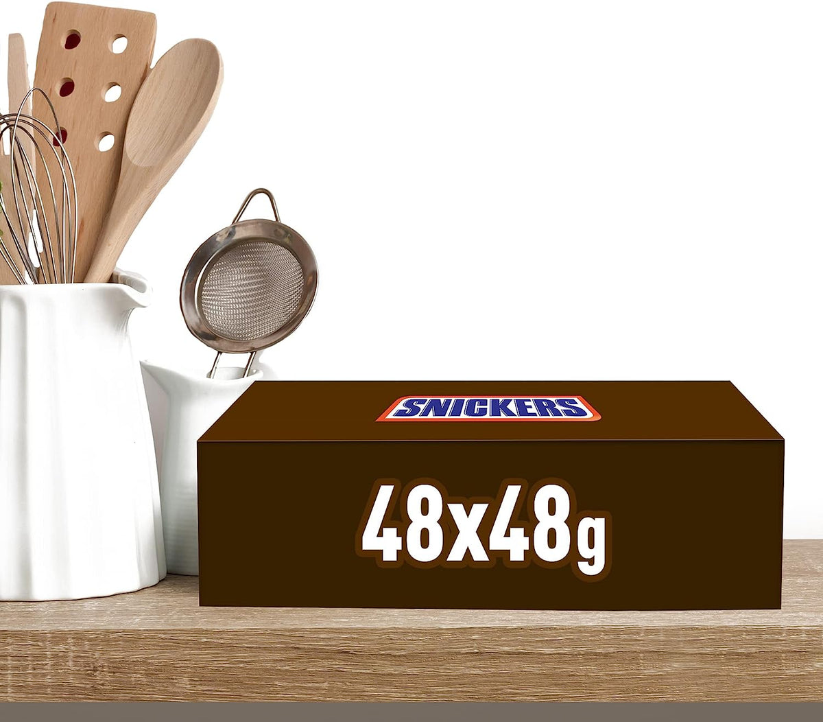 Mars 48g Snickers No artificial colours, flavours or preservatives (Pack of 48)