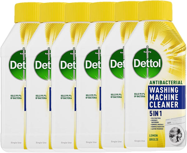 Dettol Washing Machine Cleaner Lemon 6 x 250ml