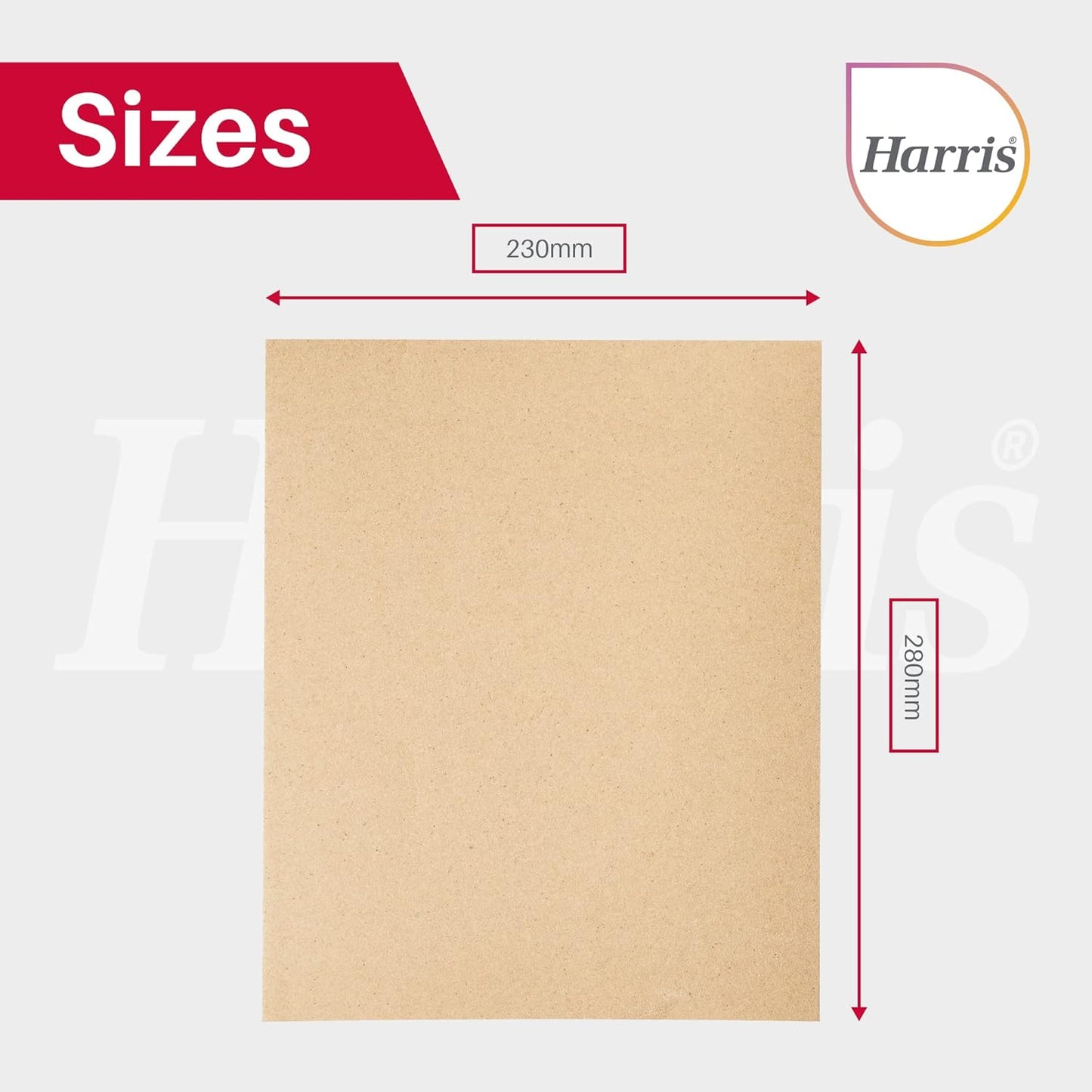Harris Seriously Good Preparation Sandpaper Fine 4pk