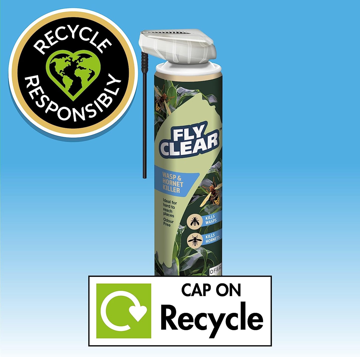 Fly Clear Wasp & Hornet Killer 400ml