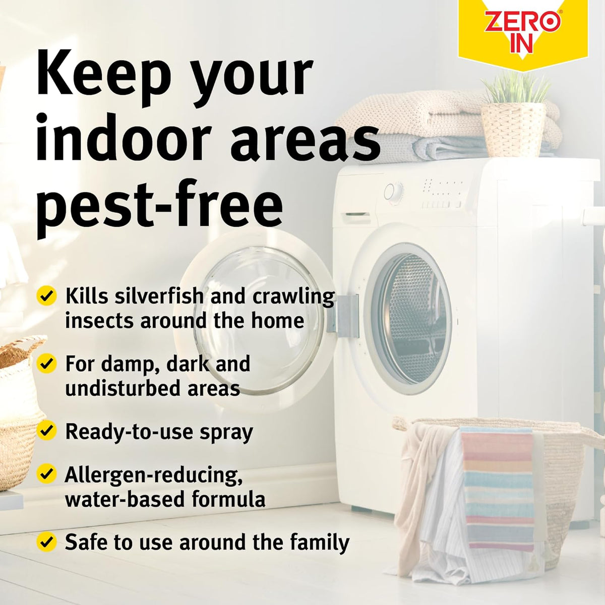 Zero-In Silverfish & Crawling Insect Killer - 500ml.