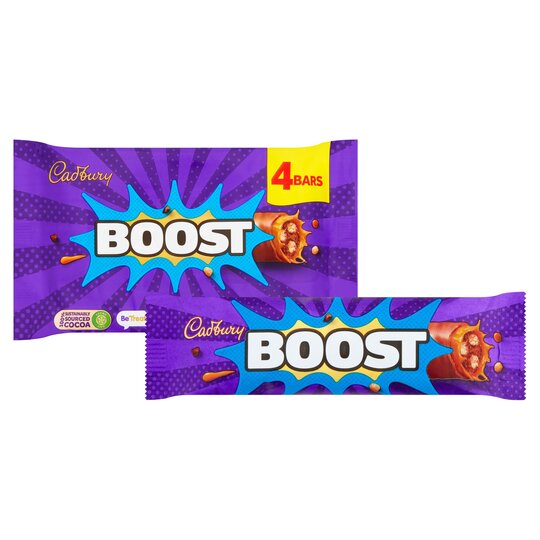 Cadbury Boost Multi Pack 4 x 31.5g - UK BUSINESS SUPPLIES
