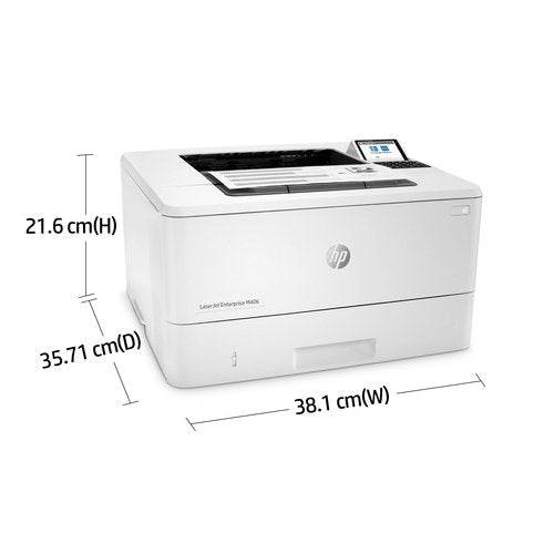 HP LaserJet Enterprise M406dn Mono Laser Printer 3PZ15A#B19