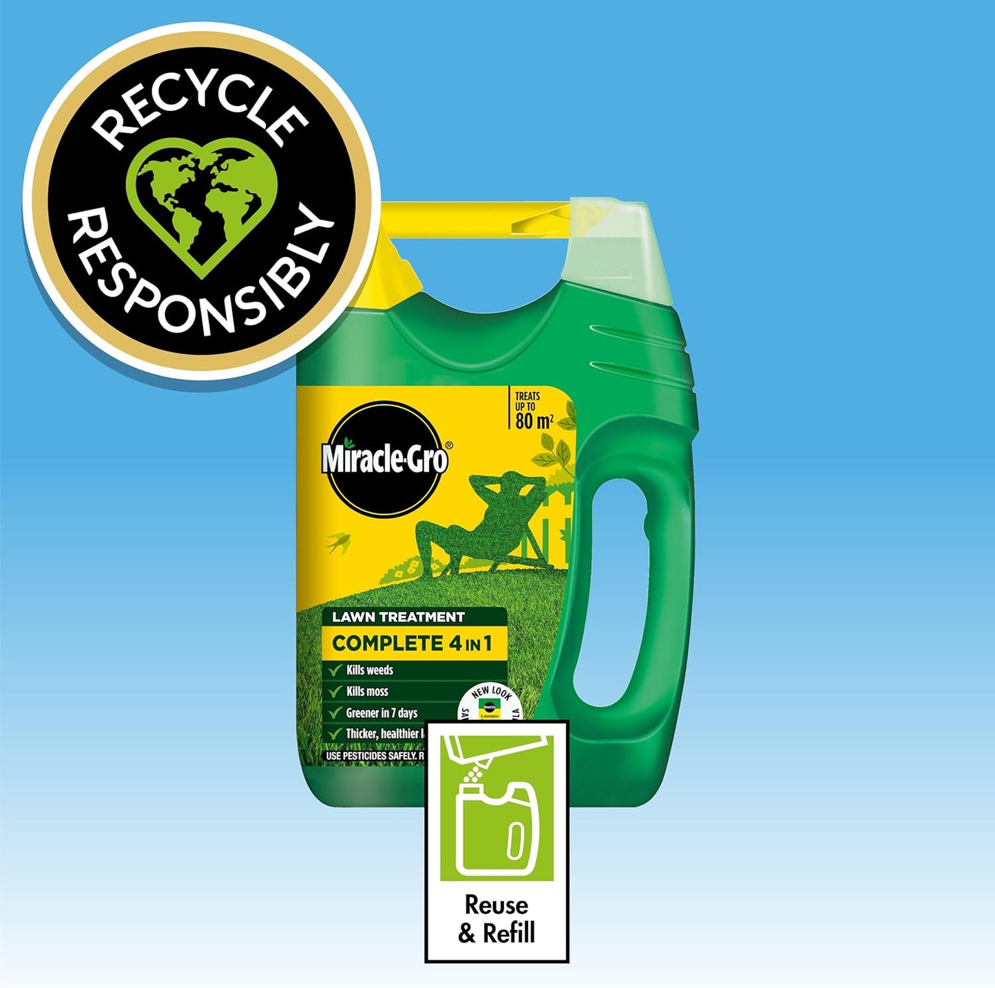 Miracle-Gro Complete 4 in 1 Spreader 80m²