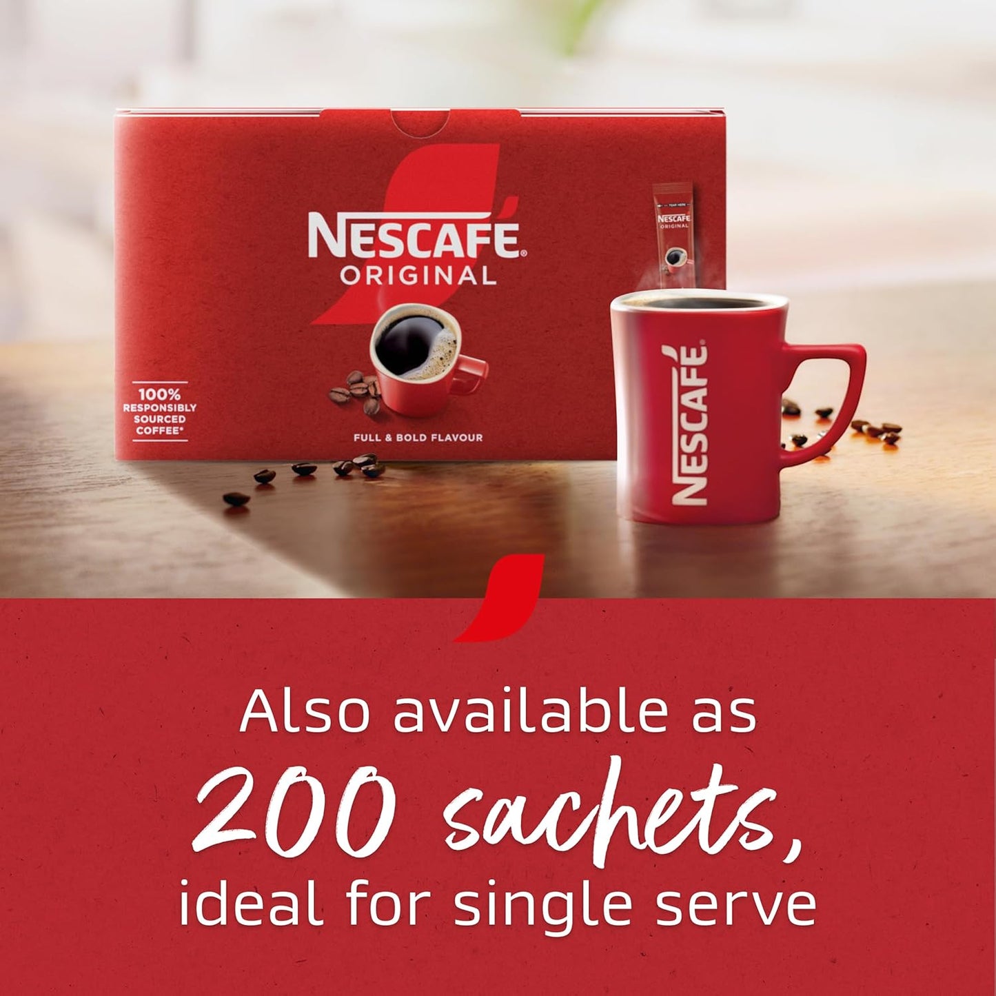 Nescafe Original Coffee Granules Tin 1kg {Large 555 Cups}