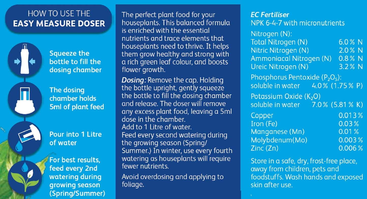 Westland Houseplant Feed Concentrate 200ml