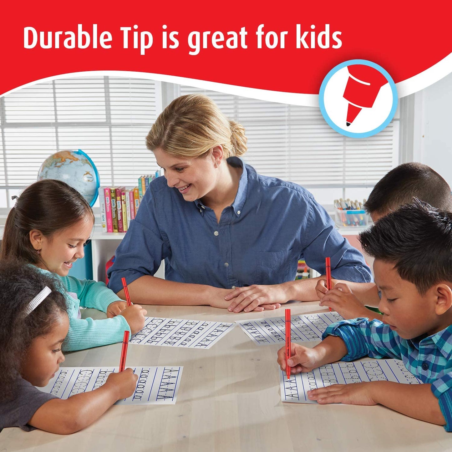 Berol Handwriting Pen Twin Blister Card Black (Pack of 5) 2149169