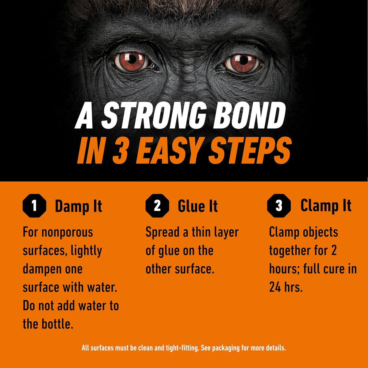Gorilla Glue 250ml | 100% Waterproof | 1 x 500ml Bottle