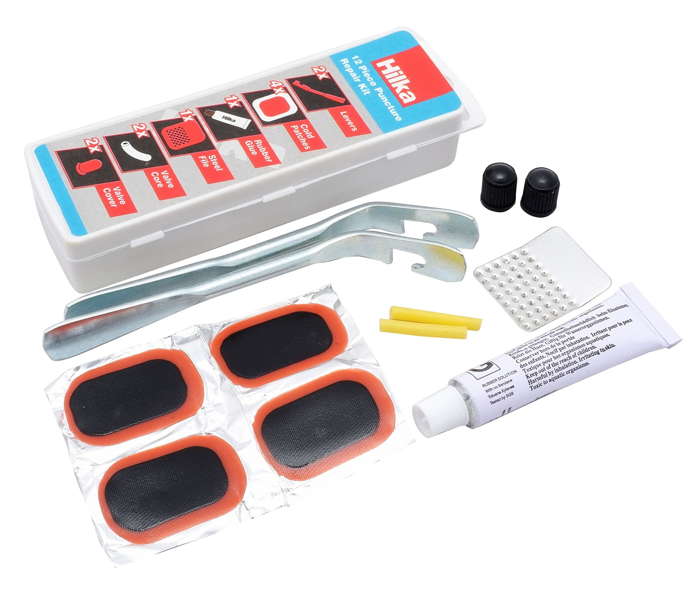 Hilka Tools 12 Piece Puncture Repair Kit.
