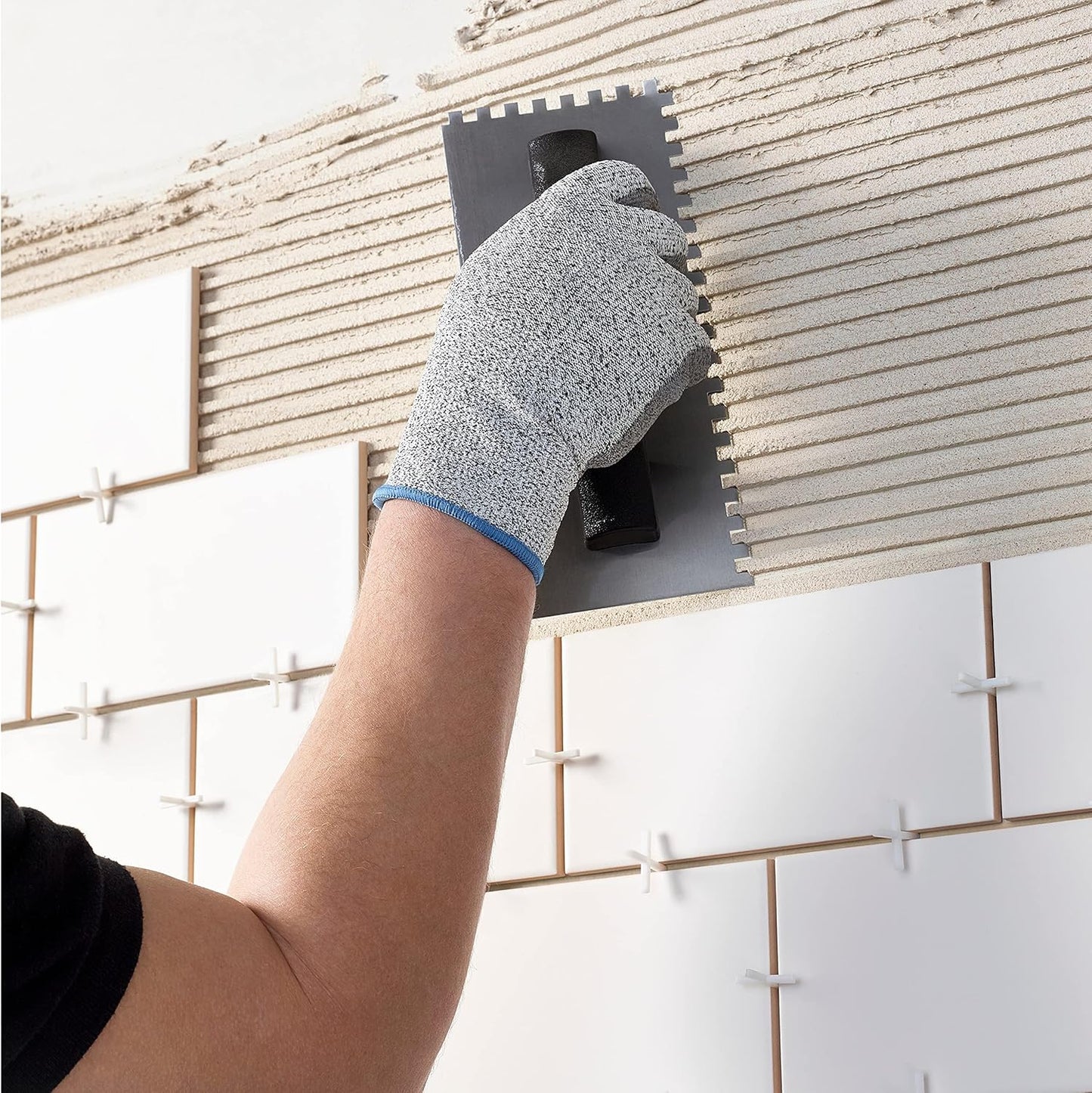 Everbuild 703 Fix And Grout Tile Adhesive | Ready Mixed 3.75kg | Mould Sheild