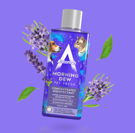 Astonish Concentrated Disinfectant Morning Dew Pet Fresh 300ml - UK BUSINESS SUPPLIES