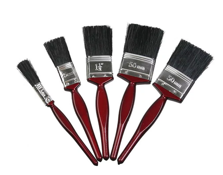 Lynwood 5 Pack General use Paint Brushes | Synthetic Bristles | All Paint types