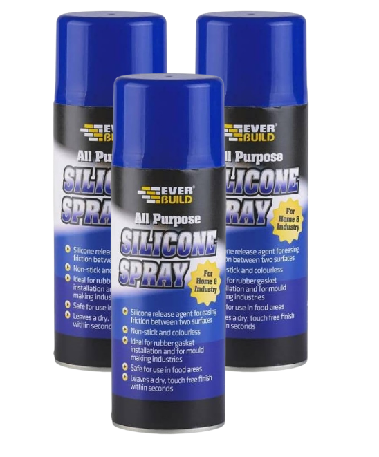 Everbuild Silicone Spray Lubricant High Performance Multi Purpose 400ml