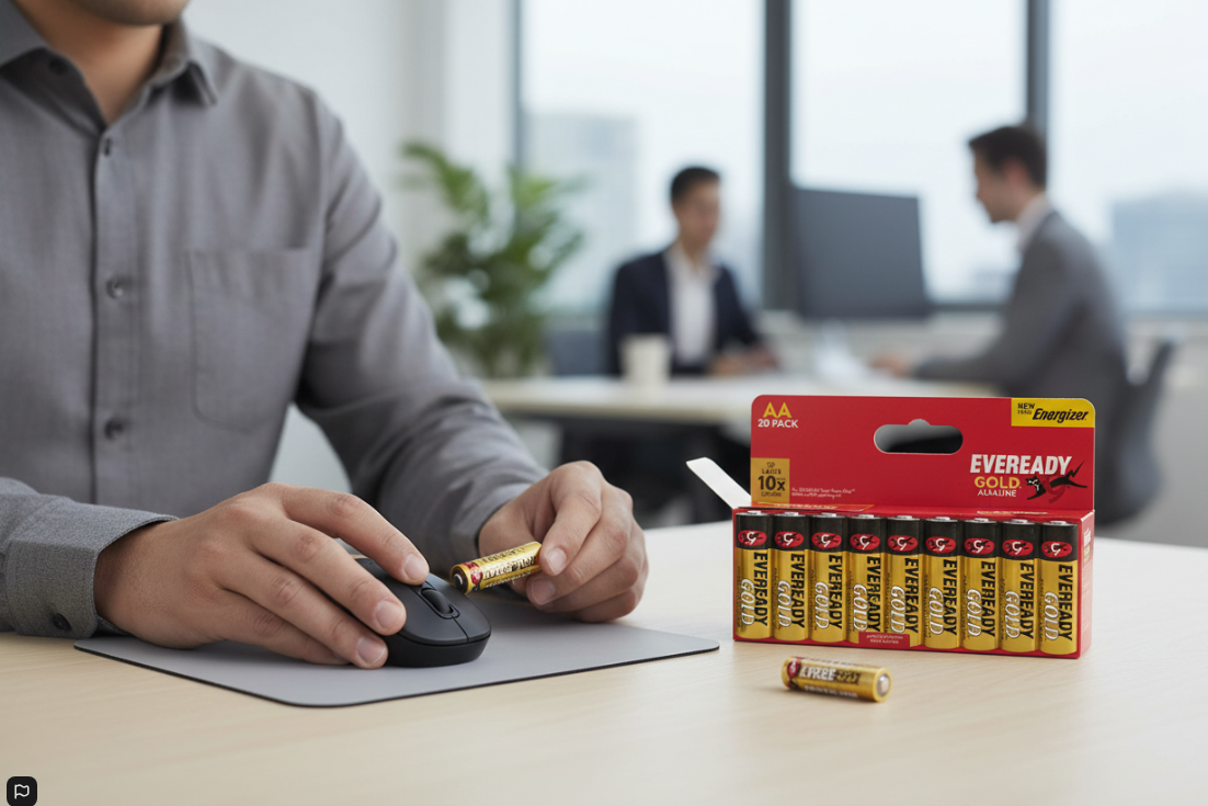 Eveready AA Alkaline Gold | 10 x Extra Life | 20 Pack
