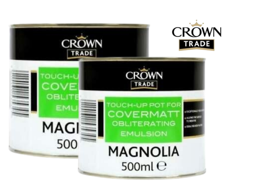 Crown Trade Covermatt Obliterating Emulsion 500ml MAGNOLIA