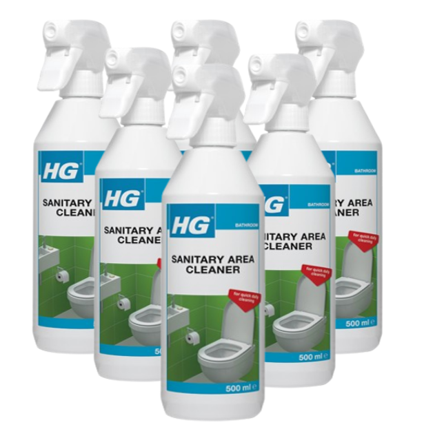 HG Sanitary Area Cleaner | Toilet and Urinal Areas | 500ml Fragrant Spray