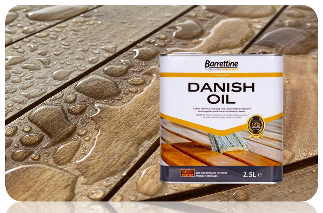 Barretine Danish Oil Interior & Exterior Use 2.5 Litre