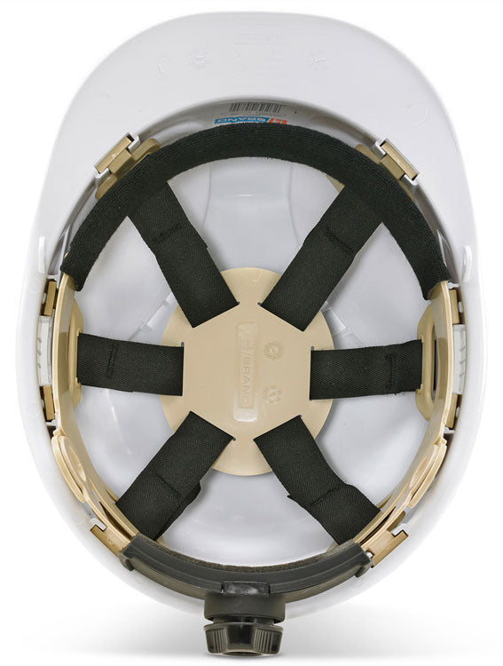 Beeswift Replacement Hard Hat Harness With Ratchet Black Pack 10's