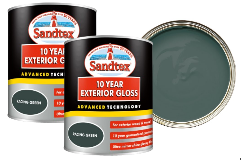Sandtex Retail 10 Year Exterior Gloss Racing Green 750ml