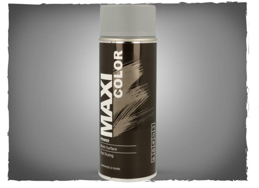 Maxicolor Grey Spray Primer | Indoor or Outdoor |400ml