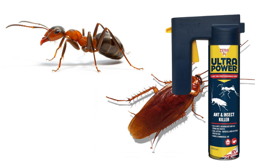 Zero In Ultra Power | Professional Ant & Insect Killer | HSE Approved | 600ml