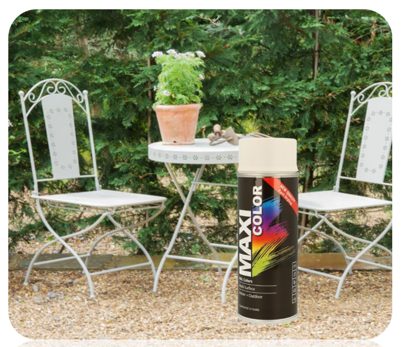 MaxiColor Spray Satin Brilliant White 400ml
