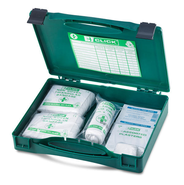 Click Medical Delta 1 Person First Aid Kit Green Pack 20's